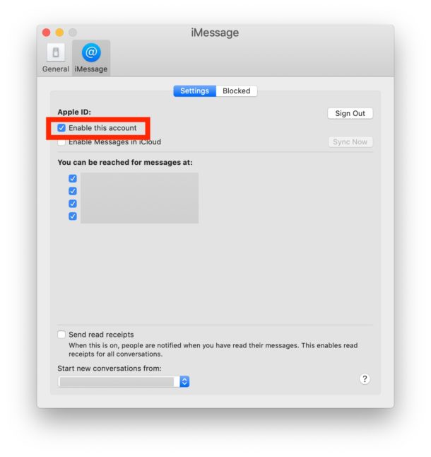 texting program for mac